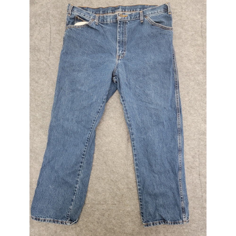 Dickies Relaxed Fit Carpenter Jeans Mens 38x30 Blue Straight Leg Work Pants